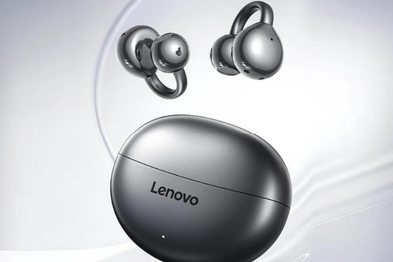 Lenovo выпустила недорогие наушники-клипсы TA410 с временем работы до 48 часов