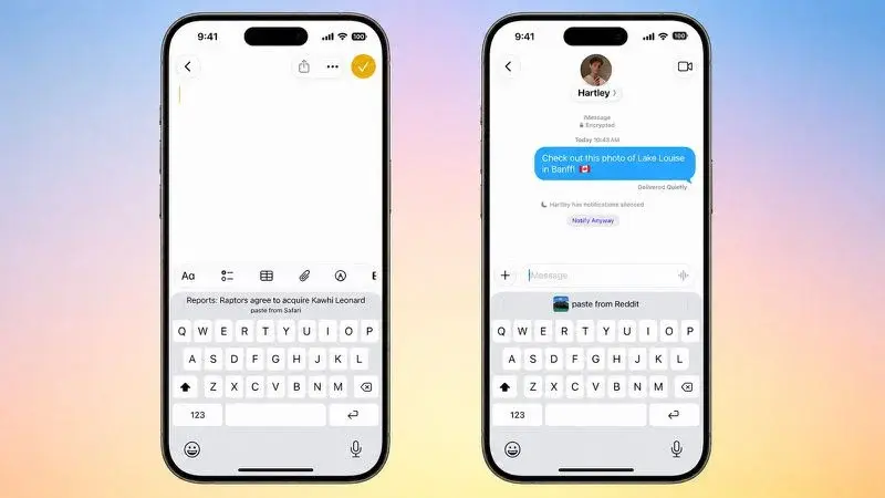 В iOS 27 появилась умная кнопка «Вставить»