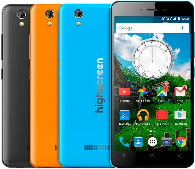 smartfon highscreen prime l so smennymi