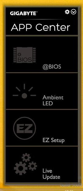 GIGABYTE App Center