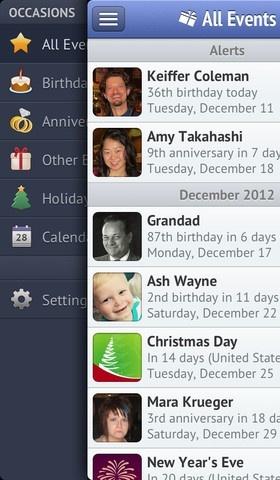 Occasions -  для самых забывчивых пользователей