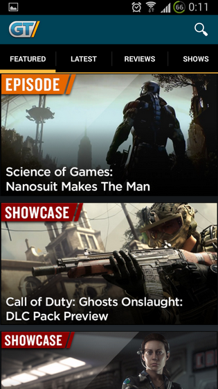 GameTrailers - для ценителей игр