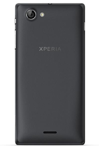 Sony Xperia J, задняя сторона корпуса