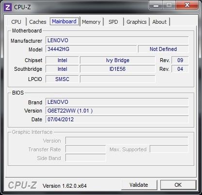Характеристики системной платы Lenovo ThinkPad X1 Carbon