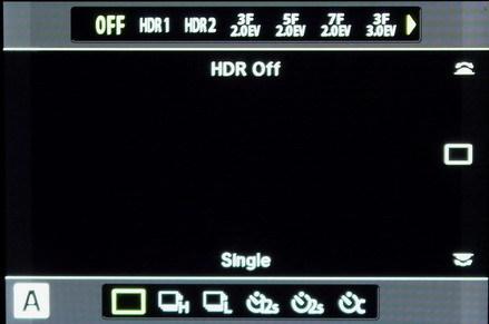 Интерфейс Olympus OM-D E-M1