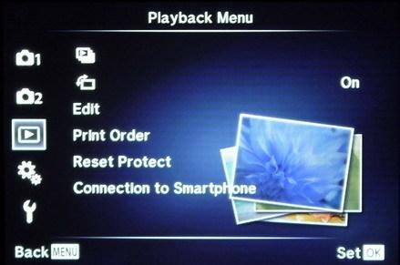 Интерфейс Olympus OM-D E-M1