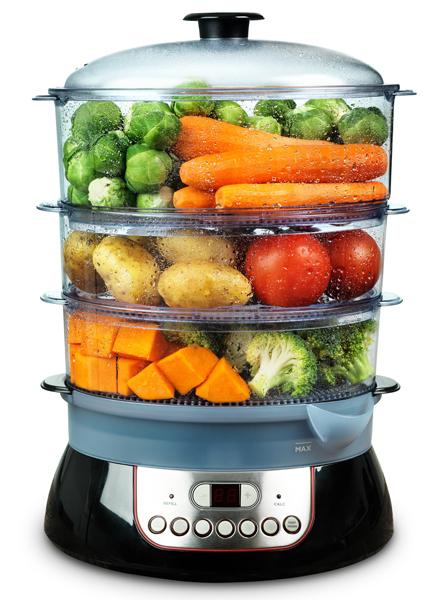 Приготовление еды в пароварке