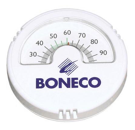 Простой аналоговый гигрометр Boneco 7057 подойдет большинству интерьеров