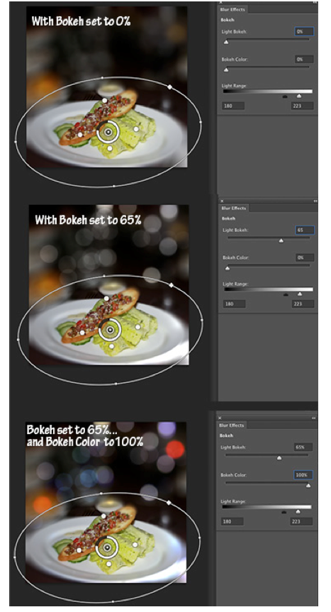 Использование фильтра Blur для создания боке в Adobe Photoshop CS6