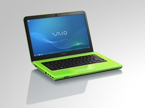 Зеленый Sony VAIO C