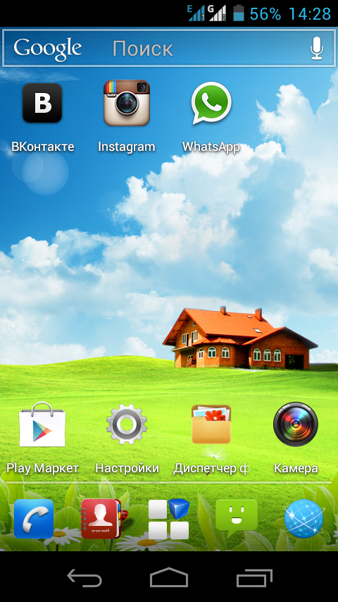 Рабочий стол ZTE V880G