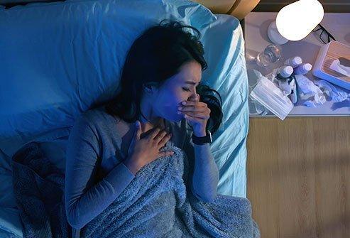 Ночной кашель оказался одним из симптомов рака