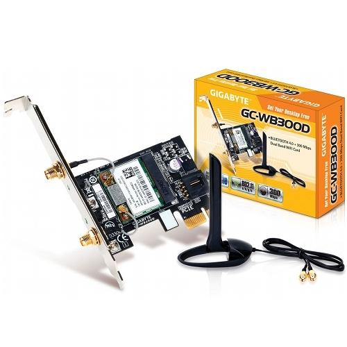 Беспроводной набор GIGABYTE GC-WB300D, поставляемый в наборе с платой, при желании можно приобрести отдельно