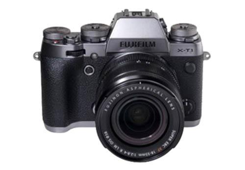 Fujifilm X-T1 в серебристом корпусе