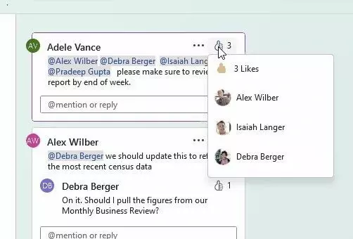 Ждём появления «Сторис» и «Подписок»? В Microsoft Word появились «Лайки»