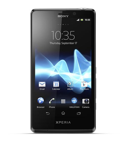 Sony Xperia T, вид спереди