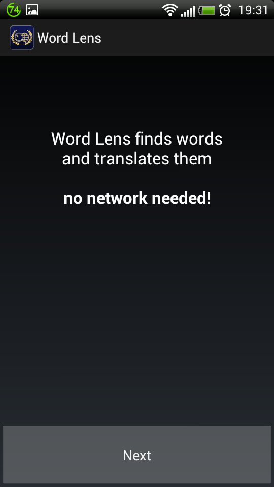 Word Lens Translator - переводчик дополненной реальности