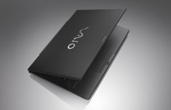 Sony VAIO S. Вид сверху