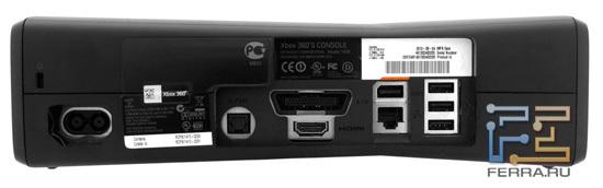 Порты и разъемы Xbox 360