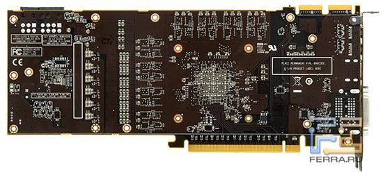 Вид на плату с обратной стороны