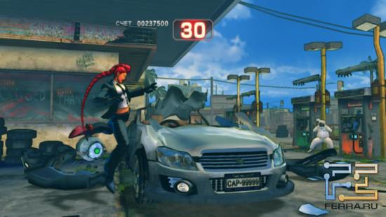 Испытания в Super Street Fighter 4 Arcade Edition предлагают отвлечься от драк, однако тоже являются деструктивными – например, необходимо за отведенное время начисто разбить машину