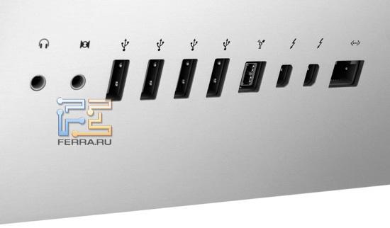 Порты и разъемы Apple iMac 27