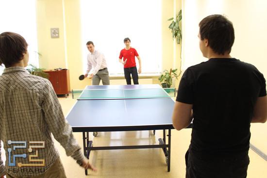 Пинг-понг помогает снять напряжение