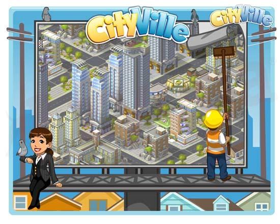 В CityVille каждый игрок может построить город своей мечты