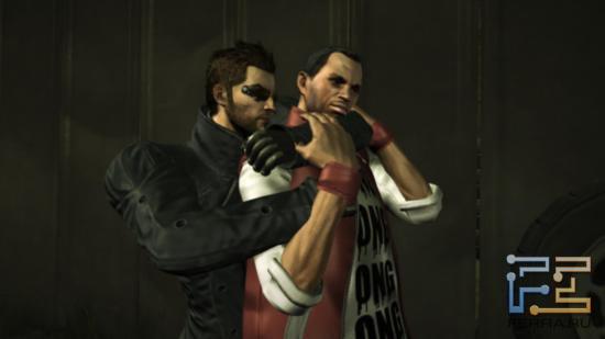 «Обнимашки» в исполнении нашего протагонста вDeus Ex: Human Revolution оборачиваются плачевно для врагов