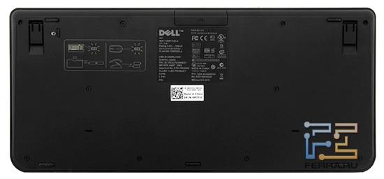 Клавиатура Dell Zino HD 410. Вид снизу