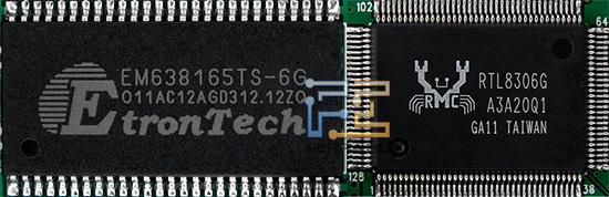 Сетевая часть типична для любого роутера