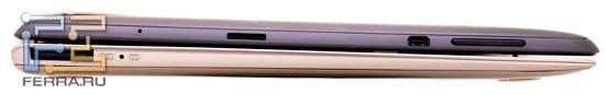 Док Asus Transformer Prime TF201: разъем для зарядки и синхронизации