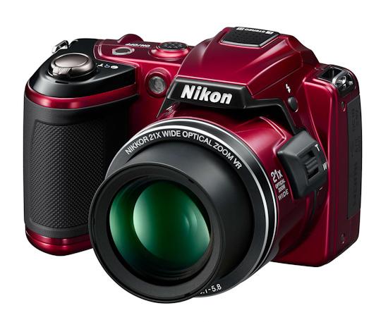 Nikon Coolpix L120: вид спереди