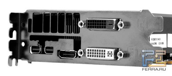 Видеовыходы карты Sapphire HD 6870 FleX