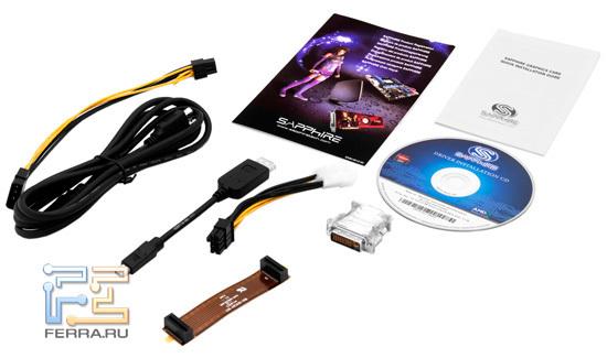 Комплектация видеокарты Sapphire Radeon HD 6970