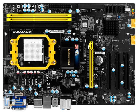 Foxconn A88GA-S, вид сверху