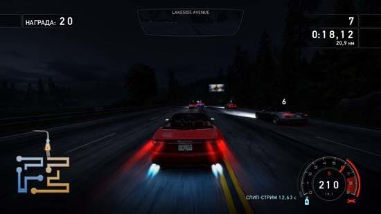 Ночные заезды в Need for Speed: Hot Pursuit полны драйва