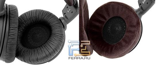 Амбушюры Audio-Technica ATH A900 и AD900, вид изнутри