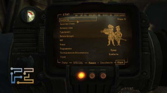 Fallout: New Vegas — Pip-Boy 3000 всегда готов проинформировать, какие отношения главного героя с разными фракциями