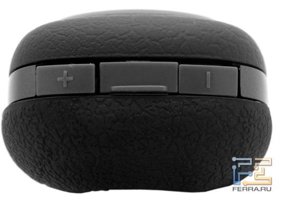 Jabra Supreme – вид на регуляторы громкости и вход micro-USB