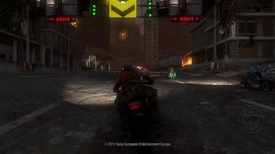 Ночных байкеров в MotorStorm: Apocalypse приветствуют лишь редкие зомби