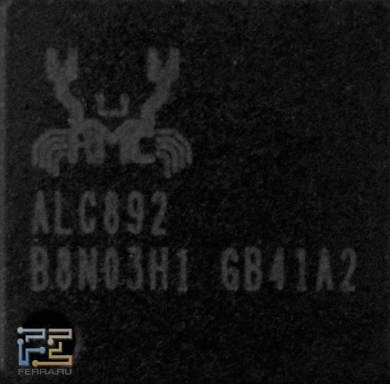 Аудиоконтроллер Realtek ALC 892 на ASUS P8Z77-V Pro