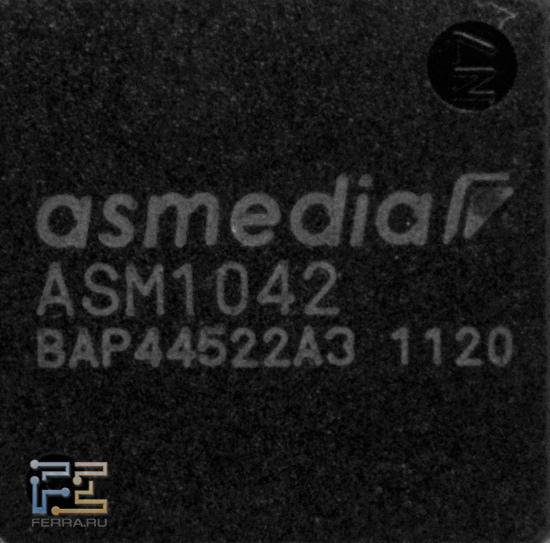Микросхема Asmedia ASM1042 на ASUS P8Z77-V Pro