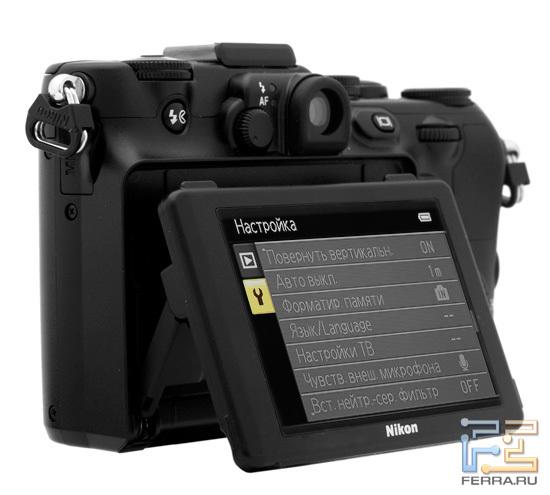 Наклонный экран Nikon Coolpix P7100