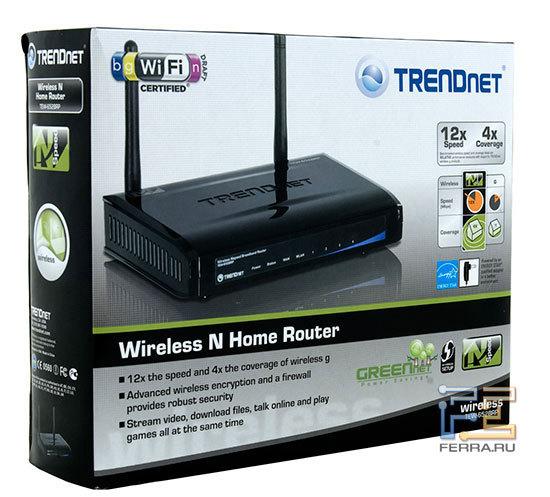 Упоминание 12-кратной скорости на коробке с TEW-652BRP подразумевает сравнение нового стандарта 802.11n со старыми 802.11b, принятым в 1999 г