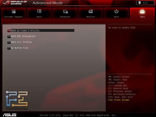 SPD Information в UEFI BIOS на материнской плате ASUS Crosshair V Formula