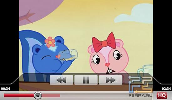 Просмотр видеоролика на Samsung Galaxy Tab