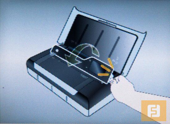 Если вы забыли открыть панель управления, принтер вам напомнит об этом