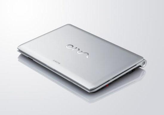 Закрытый серебряный Sony VAIO Y