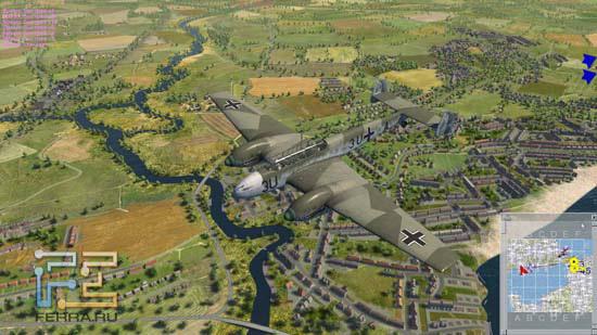 В «Ил-2 Штурмовик: Битва за Британию» от рутины избавляет ускорение времени. В данном случае, чтобы открыть бомбовый отсек, пришлось бы лететь не менее десяти минут реального времени